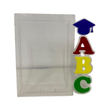 MDF - QUADRO TRANSPARENTE ABC