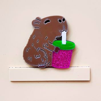 APLIQUE CAPIVARA(COPINHO)