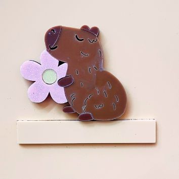 APLIQUE CAPIVARA(FLOR)