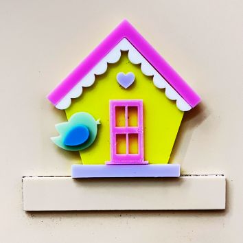 APLIQUE CASA PÁSSAROS