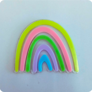 APLIQUE (ARCO ÍRIS)
